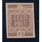 Estonia 35 Penni - Floral pattern - Double-sided printing