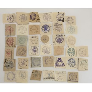 Gruppe von interessanten Briefmarken: Estland