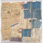 Group of various Receipts