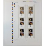 Estonia stamp sheet, Johann Köler, 2001, Imperforate