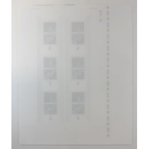 Estland Briefmarkenbogen, Johann Köler, 2001, Ungezähnt