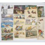 Group of Postcards with Stamps: Mostly Estonia - Eastern, Birthday wishes etc (51)