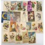 Group of Postcards with Stamps: Mostly Estonia - Eastern, Birthday wishes etc (51)