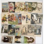 Group of Postcards with Stamps: Mostly Estonia - Eastern, Birthday wishes etc (52)