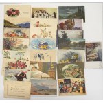 Group of Postcards with Stamps: Mostly Estonia - Eastern, Birthday wishes etc (51)