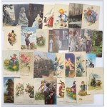 Group of Postcards with Stamps: Mostly Estonia - Eastern, Birthday wishes etc (32)