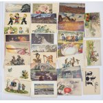 Group of Postcards with Stamps: Mostly Estonia - Eastern, Birthday wishes etc (51)