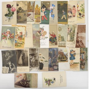 Group of Postcards without Stamps: Mostly Estonia - Eastern, Birthday wishes etc (52)