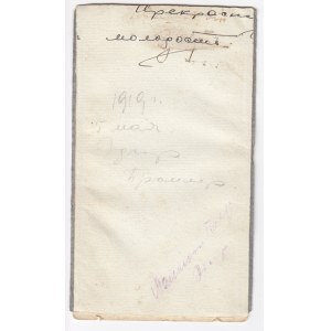 Estonie Carte postale militaire 1919
