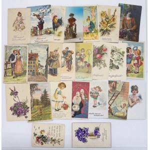 Group of Postcards without Stamps: Mostly Estonia - Eastern, Birthday wishes etc (54)