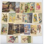 Group of Postcards with Stamps: Mostly Estonia - Eastern, Birthday wishes etc (51)