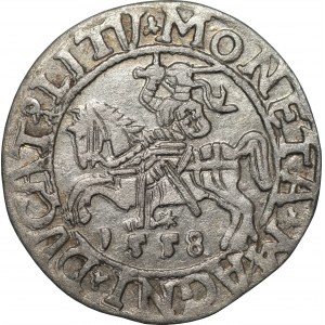 Zygmunt II August (1545-1572) - Półgrosz Wilno 1558 - LI/LITV