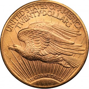 USA - 20 dolarów 1924 - Filadelfia - z mottem - typ Saint Gaudens - Double Eagle