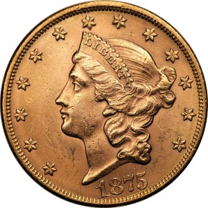 USA - 20 dolarów 1875 - Filadelfia - Liberty Head