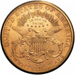 USA - 20 dolarów 1887 - (S) San Francisco - Liberty Head