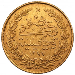 TURCJA - Abdul Aziz - 100 kurush AH 1277/9 (AD 1861)
