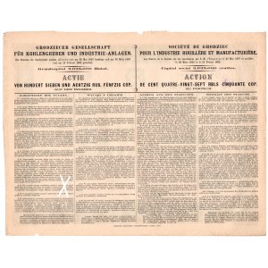 Grodzieckie Towarzystwo Kopalń Węgla i Zakładów Przemysłowych - 187 rubli 50 kopiejek 1903