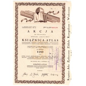 Spółka Akcyjna - KSIĄŻNICA - ATLAS - 100 złotych 1930 - Em.1