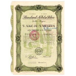 STANDARD NOBEL w Polsce SA - Em. V - 5 x 100 zł. 1936