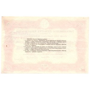 4 % List zastawny Poznańskiego Ziemstwa Kredytowego - 100 złotych 1925 -