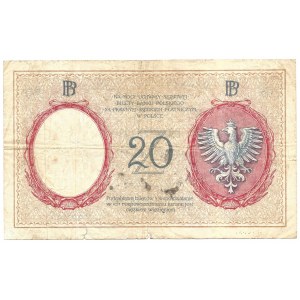 20 złotych 1919 - A.23 - RZADKI
