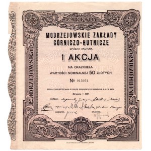 Modrzejowskie Zakłady Górniczo-Hutnicze, 50 złotych 1927 -