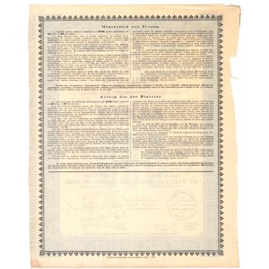 Towarzystwo Akcyjne Manufaktury Bawełnianej Lorentz i Krusche w Zgierzu - Em.1, - 500 rubli 1899