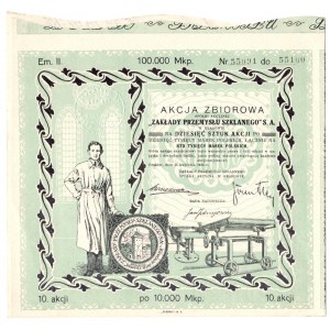 Zakłady Przemysłu Szklanego w Krakowie - 10 x 10 000 marek polskich 1923 -