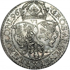 Zygmunt III Waza (1587-1632) - Szóstak 1596 - Malbork