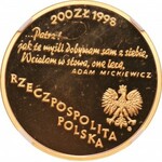 200 złotych 1998 Adam Mickiewicz - NGC PF69 Ultra Cameo