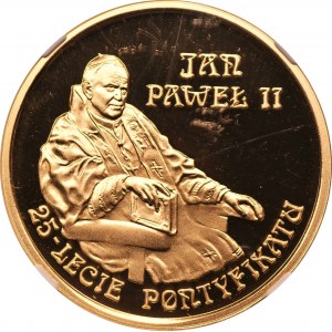 200 złotych 2003 - Jan Paweł II 25-lecie Pontyfikatu - NGC PF69 Ultra Cameo