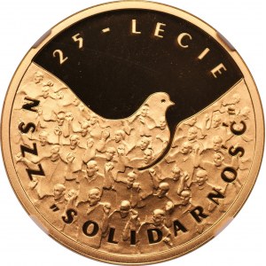 200 złotych 2005 - 25-lecie NSZZ Solidarność - NGC PF70 Ultra Cameo