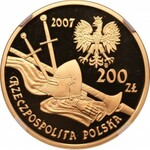 200 złotych 2007 Rycerz Ciężkozbrojny XV w. - NGC PF70 Ultra Cameo