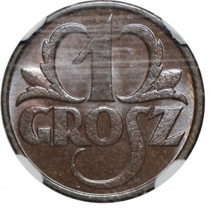 1 grosz 1931 - NGC MS65 BN