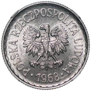 1 złoty 1968 - NGC MS64 - rzadki rocznik