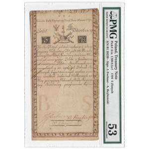 Insurekcja Kościuszkowska - 5 złotych 1794 - N.B1. - PMG53