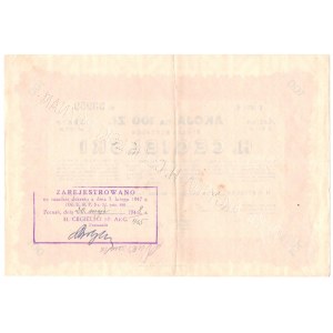 Hipolit Cegielski - 100 złotych 1929
