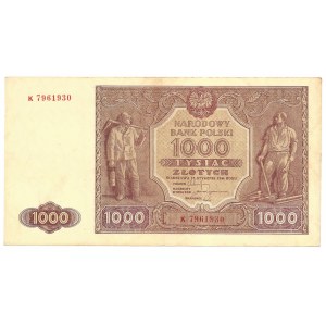 1000 złotych 1946 - seria K