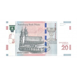 20 złotych 2015 - 1050 rocznica chrztu Polski