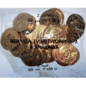 Woreczek bankowy - 45 x 2 złote 1998 - Zygmunt III Waza