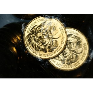 Woreczek bankowy - 50 x 2 złote 1998 - Adam Mickiewicz