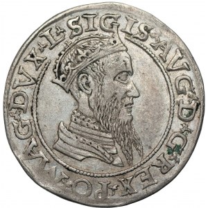 Zygmunt II August (1545-1572) - Czworak 1566 - Wilno - końcówki L/LIT