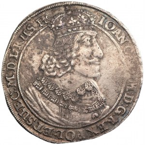 Jan II Kazimierz (1649-1668) - Talar 1649 - Gdańsk - odmiana z dużą głową króla -