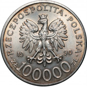 100.000 złotych 1990 - Solidarność - TYP C