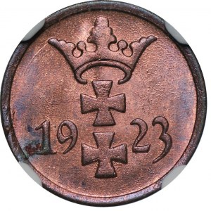 Wolne Miasto Gdańsk - 1 fenig 1923 - NGC MS63 RB