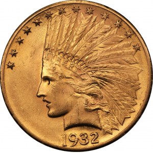 USA - 10 dolarów 1932 - Indian Head