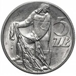 Rybak na Trawce w zestawie Polskie Monety Aluminiowe (1949-1974) - set od 1 grosza do 5 złotych