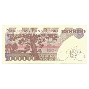 1.000.000 złotych 1991 - lubiana seria A z ciekawą numeracją 0600075