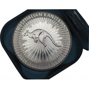 AUSTRALIA - 1 dolar 2019 - Kangur Australijski - tuba 25 x 1 uncja Ag999