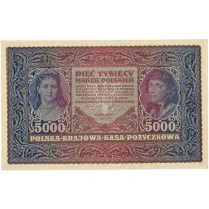 5.000 marek polskich 1920 - II Serja J